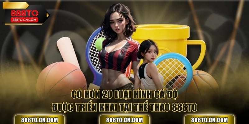 Có hơn 20 loại hình cá độ được triển khai tại thể thao 888TO