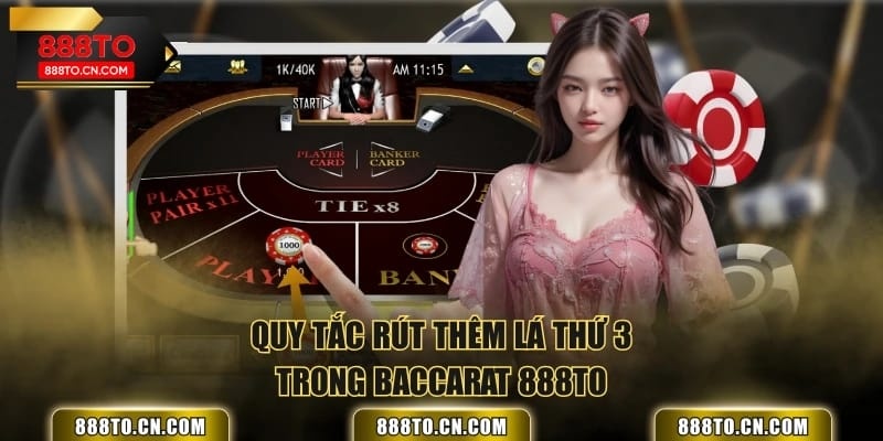Quy tắc rút thêm lá thứ 3 trong Baccarat 888TO